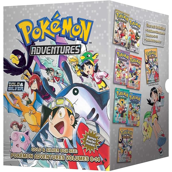 Pokemon Adventures Red & Blue Box Set: Set includes Vol. 1-7